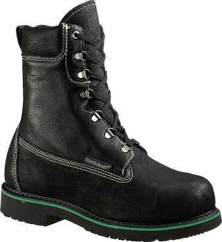 HyTest 04035 Men's, Black, Steel Toe, EH, Internal Met, 10 Inch Boot