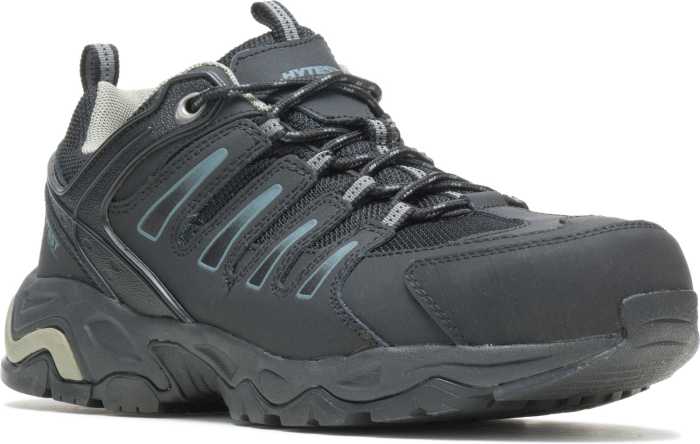 view #1 of: Zapato deportivo multideporte unisex con puntera de acero, riesgo eléctrico, negro, HYTEST 11100