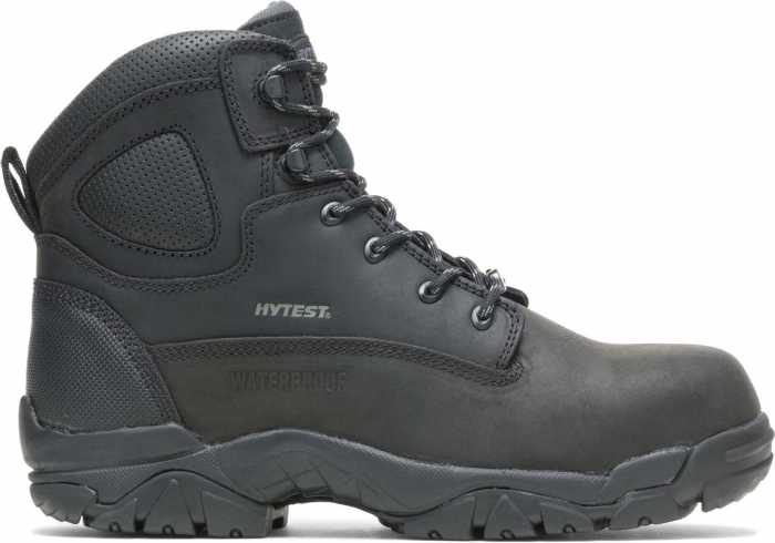 HYTEST 12480 Black Electrical Hazard, Composite Toe, Puncture Resistant, Non-Metallic Waterproof Unisex 6 Inch Hiker