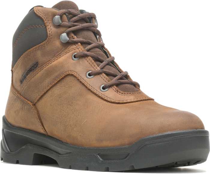 view #1 of: HyTest 13261 Knock, Men's, Brown, Steel Toe, EH, Mt, WP, 6 Inch, Work Boot