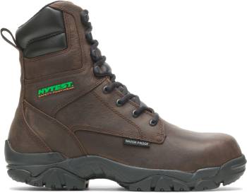 HYTEST 14211 Apex 2, Men's, Brown, Nano Toe, EH, PR, WP, 8 Inch, Work Boot
