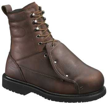 HyTest 14291 Men's, Brown, Steel Toe, EH, External Met, 8 Inch Boot