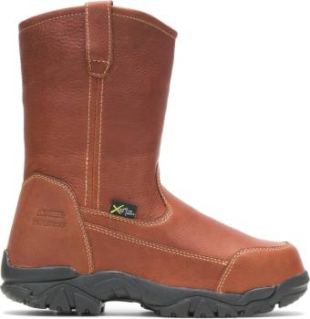Unisex Brown Apex Composite Toe Internal Met-Guard Waterproof SR Wellington