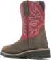 alternate view #3 of: HYTEST 17122 Montana, Women's, Brown/Red, Steel Toe, EH, Pull On Boot
