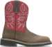 alternate view #2 of: HYTEST 17122 Montana, Women's, Brown/Red, Steel Toe, EH, Pull On Boot