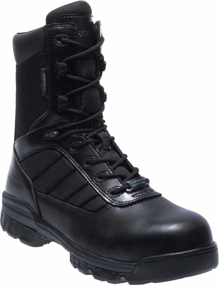 view #1 of: Bates BA2263 Black Composite Toe, Electrical Hazard, Side Zipper Men's 8 Inch Tactical Sport Boot