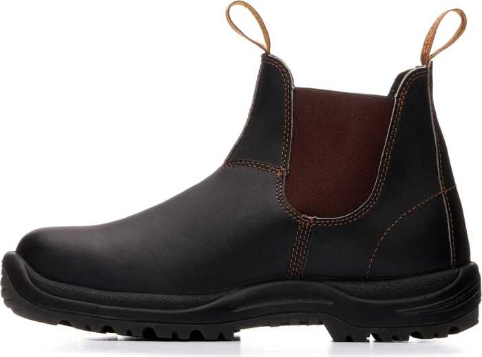 alternate view #3 of: Blundstone BL172 Men's, Stout Brown, Steel Toe, EH, Chelsea Boot