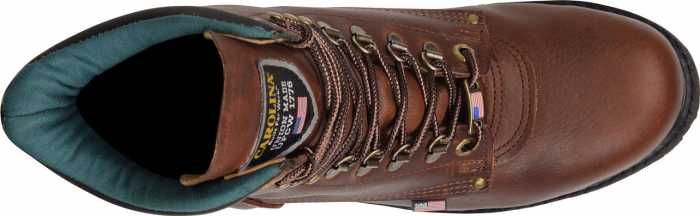 alternate view #4 of: Bota de 8 pulgadas, hecha en los EE. UU., EH, con puntera de acero, marrón, de hombre Carolina CA1809