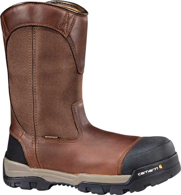 alternate view #2 of: Carhartt CME1355 Ground Force, Men's, Brown, Comp Toe, EH, WP, 10 Inch Boot