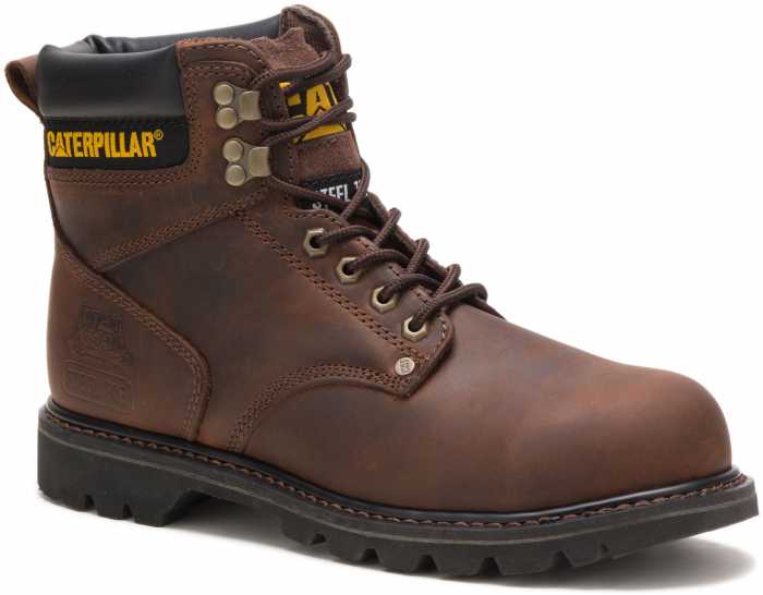 view #1 of: Caterpillar CT89586 Second Shift, Men's, Brown, Steel Toe, EH, 6 Inch Boot