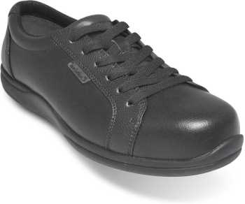 Zapato de trabajo antideslizante atlÒtico EH negro con puntera de material compuesto, de mujer, Genuine Grips GGM360 Endrina.