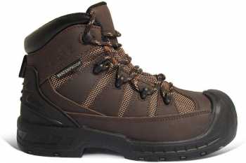 Zapato para senderismo WP PR EH con puntera de material compuesto, marrón, de hombre Genuine Grip GGM6300 Trekker