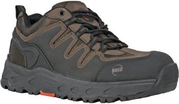 Hoss Boots HS50238 Eric Lo, Brown, Aluminum Toe, EH, Low Hiker, Work Shoe