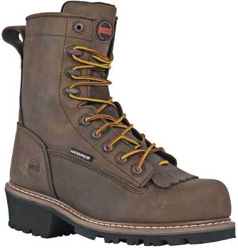 Botas Hoss Boots HS80715 Cross Cut, para hombre, marrÝn, con puntera comp, EH, PR, WP, registrador, bota de trabajo