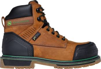 Bota SR con protector metatarsal interno y puntera de material compuesto Roughcutter - Pinegrip marrón de 6 pulgadas para hombre