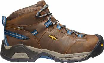 Zapato para senderismo WP, EH, con puntera de acero, marrÝn/azul, de hombre, KEEN Utility KN1020086 Detroit XT