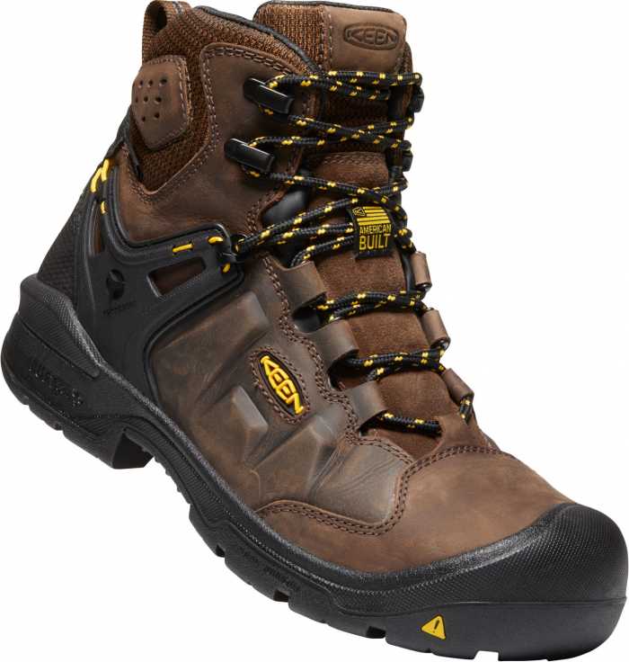 alternate view #2 of: KEEN Utility KN1021467 Dover, Men's, Earth/Black, Comp Toe, EH, WP, 6 Inch Boot