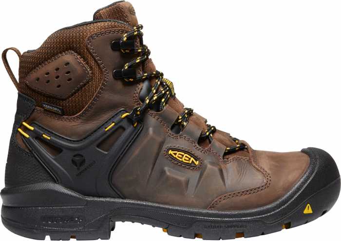 view #1 of: KEEN Utility KN1021467 Dover, Men's, Earth/Black, Comp Toe, EH, WP, 6 Inch Boot