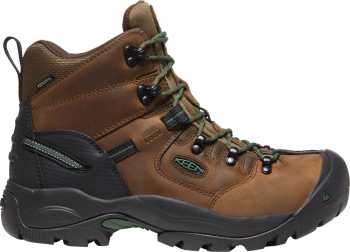 KEEN Utility KN1026892 Pitsburgh Energy, Men's, Cascade Brown/Green Pastures, Comp Toe, EH, WP, 6 Inch, Work Boot