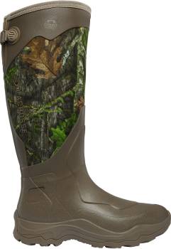 Lacrosse LC302422 Alpha Agility Snake Boot, Men's, Camo, Soft Toe, WP, 17 Inch, Pull On Boot