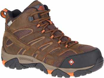 Zapato para senderismo WP, EH, con puntera de composite, arcilla, de hombre, Merrell MLJ11617 Moab Vertex