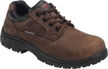 Avenger N7118 Foreman, Brown, Comp Toe, EH, WP, Casual Oxford, Work Shoe