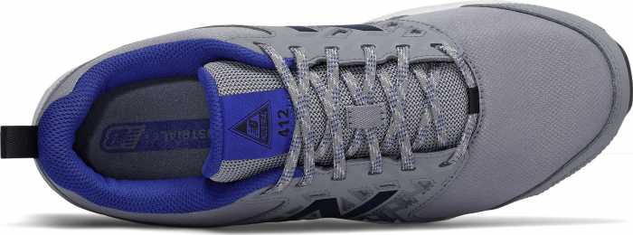 alternate view #3 of: New Balance NBMID412G1 Men's, Grey/Royal Blue, Alloy Toe, Slip Resistant Athletic