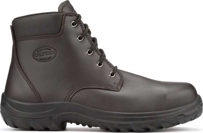 view #1 of: Oliver OL34636 Men's, Brown, Steel Toe, 6 Inch, Slip Resistant, Work Boot