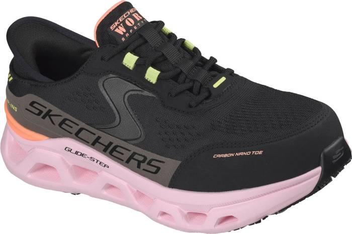 alternate view #2 of: Calzado deportivo negro SRO Multi Glide-Step Altus con puntera Nano para mujer