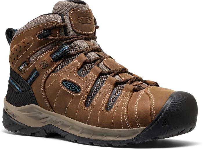 alternate view #2 of: Men's Cascade/Brown Flint II Mid Steel Toe Waterproof SRO Hiker