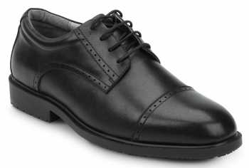 Zapato de trabajo con puntera blanda, antideslizante MaxTRAX, estilo de vestir, negro, de hombre, SR Max SRM3020 Augusta