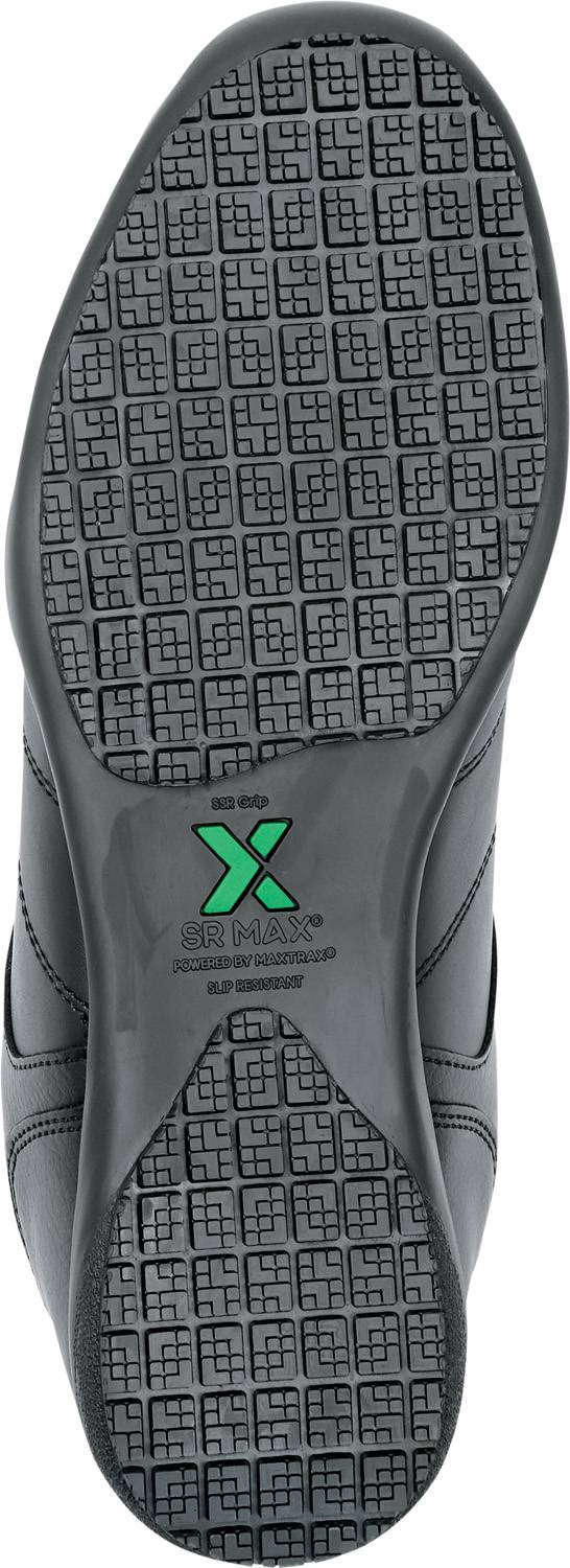 alternate view #5 of: SR Max SRM6000 Rialto, Men's, Black, Athletic Style, MaxTRAX Slip Resistant, Soft Toe Work Shoe