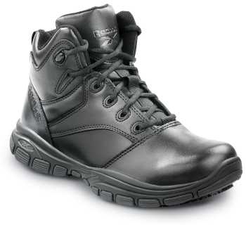 Zapato de trabajo con puntera blanda, antideslizante MaxTRAX, estilo atlético de tobillo alto, negro, de hombre, Reebok Work SRB1250 Senexis