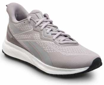 Reebok Work SRB3313 Floatride Energy, Men's, Grey/White, Athletic Style, MaxTRAX Slip Resistant, Soft Toe Work Shoe