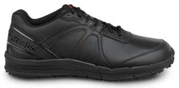 Zapato de trabajo, con puntera blanda, antideslizante MaxTRAX, estilo atlético, negro, de hombre, Reebok Work SRB3507 Guide
