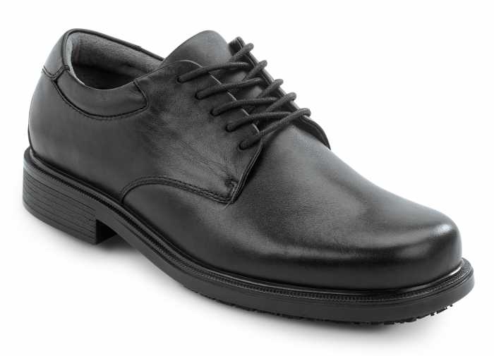 view #1 of: Rockport Works SRK6585 Men's, Huron, Black, Dress Style, MaxTRAX Slip Resistant, Soft Toe Work Shoe