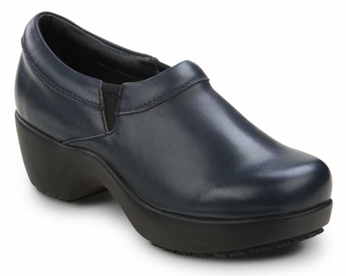 view #1 of: SR Max SRM130 Geneva, Women's, Blue, Clog Style, MaxTRAX Slip Resistant, Soft Toe Work Shoe