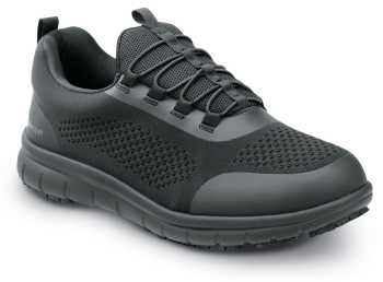 Zapato de trabajo con puntera blanda, antideslizante MaxTRAX, EH, pancha estilo atlético, negro, de mujer, SR Max SRM156 Anniston