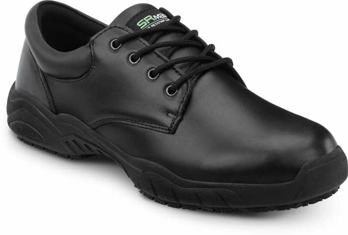 view #1 of: SR Max SRM190 Brockton, Women's, Black, Oxford Style Slip Resistant Soft Toe Work Shoe