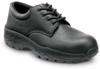 Zapato de trabajo antideslizante, EH, con puntera de material compuesto, estilo Oxford, negro, de hombre, SR Max SRM2050 Burke