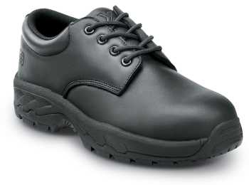 Zapato de trabajo, EH con puntera de acero, antideslizante MaxTRAX, estilo Oxford, negro, de hombre, SR Max SRM2090 Rockledge