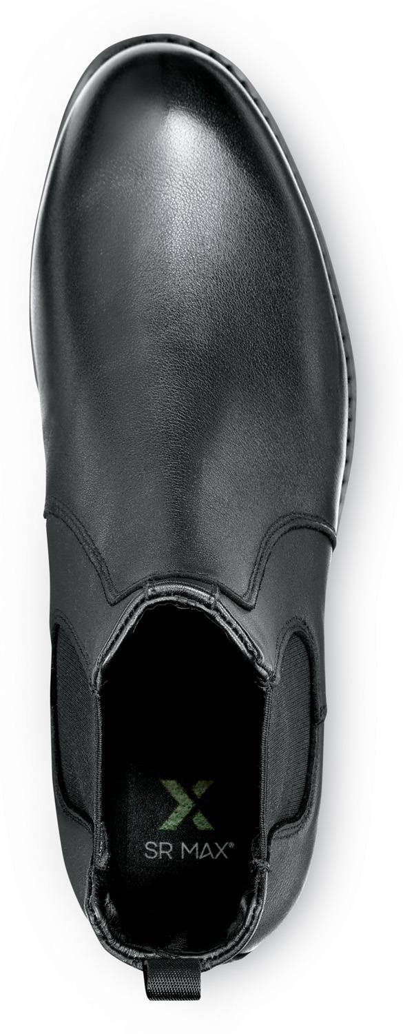 alternate view #4 of: SR Max SRM3380 Boston, Men's, Black, Romeo Pull-On Style, MaxTRAX Slip Resistant, Soft Toe Work Boot