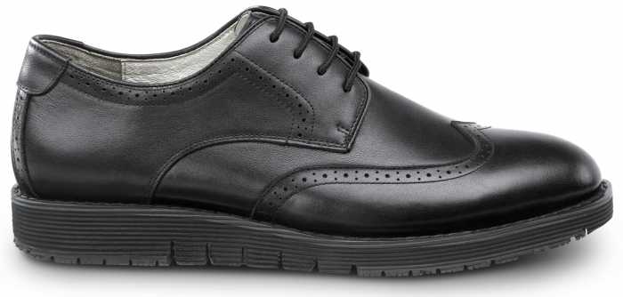 alternate view #2 of: Zapato de trabajo con puntera blanda, antideslizante MaxTRAX, estilo de vestir punta de ala, negro, de hombre, SR Max SRM3390 Durham
