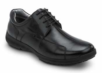 Zapato de trabajo con puntera blanda antideslizante MaxTRAX, estilo de vestir, negro, de hombre SR Max SRM3700 Atlanta