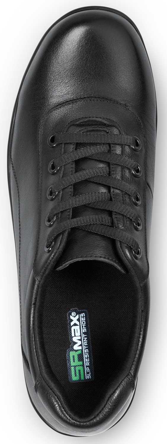 alternate view #4 of: Zapato de trabajo con puntera blanda, antideslizante MaxTRAX, estilo Oxford casual, negro, de mujer, SR Max SRM400 Abilene