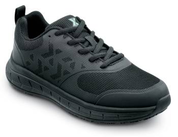 Zapato de trabajo con puntera blanda, antideslizante MaxTRAX, estilo atlÒtico, negro, de mujer, SR Max SRM420 Wake
