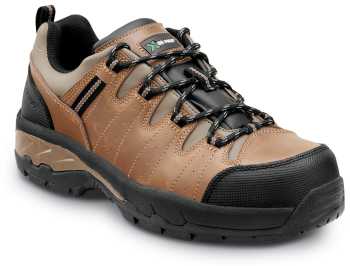 Zapato de trabajo, antideslizante MaxTRAX, EH, con puntera de material compuesto, estilo de zapato bajo de senderismo, marrón, de hombre, SR Max SRM4660 Winston