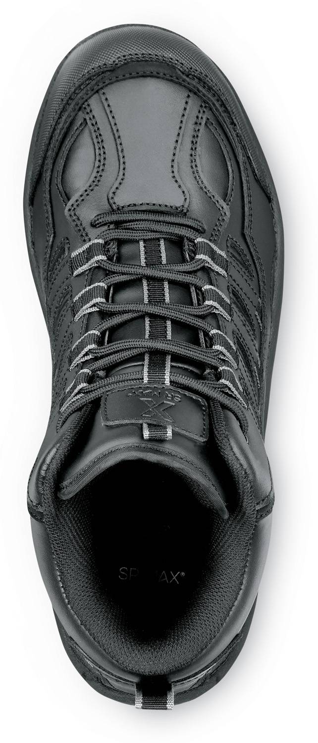 alternate view #4 of: SR Max SRM4800 Carbondale, Men's, Black, Hi Top Athletic Style, MaxTRAX Slip Resistant, Soft Toe Work Shoe