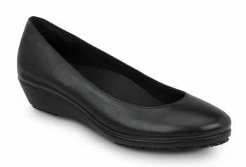 Zapato de trabajo con puntera blanda, antideslizante MaxTRAX, estilo de vestir con cuña, negro, de mujer, SR Max SRM515 Bristol