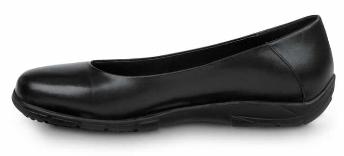 alternate view #3 of: Zapato de trabajo con puntera blanda, antideslizante MaxTRAX, estilo de vestir plano, negro, de mujer, SR Max SRM540 Asheville